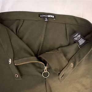 Green fashion nova leggings